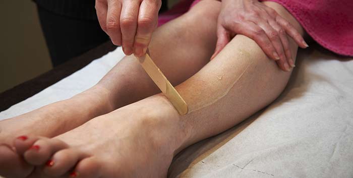 leg waxing in classroom